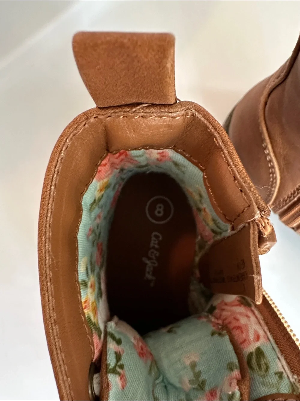 Cat & Jack Girls’ Lace-Up Ankle Boots - Toddler Size 8